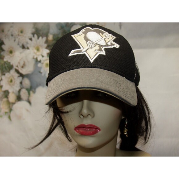 Pittsburgh Penguins Hat Reebok 2014 Stanley Cup Playoffs Center Ice L/XL Unisex - Picture 2 of 7